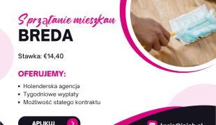 Pomoc domowa/sprzątanie - Breda