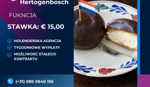 Pracownik piekarni -‘s-Hertogenbosch