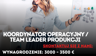 Koordynator Operacyjny / Team Leader Produkcji