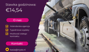 Pracownik myjni samochodów ciężarowych – Amsterdam
