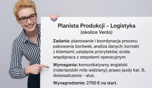 Planista produkcji | Venlo | €2700.00