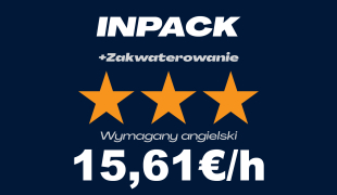 PRACA NA DZIALE INPACK - ANGIELSKI | Różne lokalizacje | €15.61