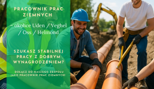  Pracownik prac ziemnych – pomocnik UDEN | Uden | €20.00