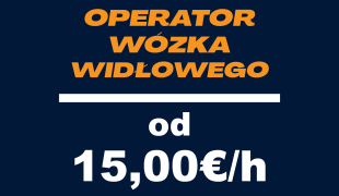 OPERATOR WÓZKA WIDŁOWEGO - ANGIELSKI | Różne lokalizacje | €15.00