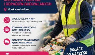 Praca przy recyklingu / zakwaterowanie / transport 📢📢📢 | Hoek van Holland | €14.71