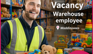 Pracownik logistyczny- magazyn z zabawkami w Waddinxveen | Waddinxveen | €14.99
