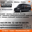 Transport - Przeprowadzki Hiszpania - Francja – Belgia – Holandia – Niemcy – Polska