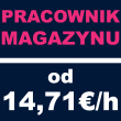 PRACA MAGAZYNOWA - ZNAJOMOŚĆ ANGIELSKIEGO | Różne lokalizacje | €14.71
