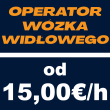 OPERATOR WÓZKA WIDŁOWEGO – ANGIELSKI | Różne lokalizacje | €15.00