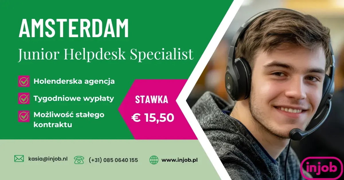 Junior Help Desk Specialist - Amsterdam