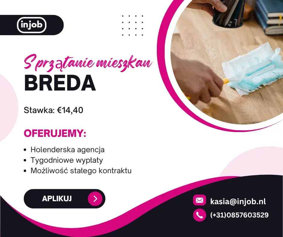 Pomoc domowa/sprzątanie - Breda
