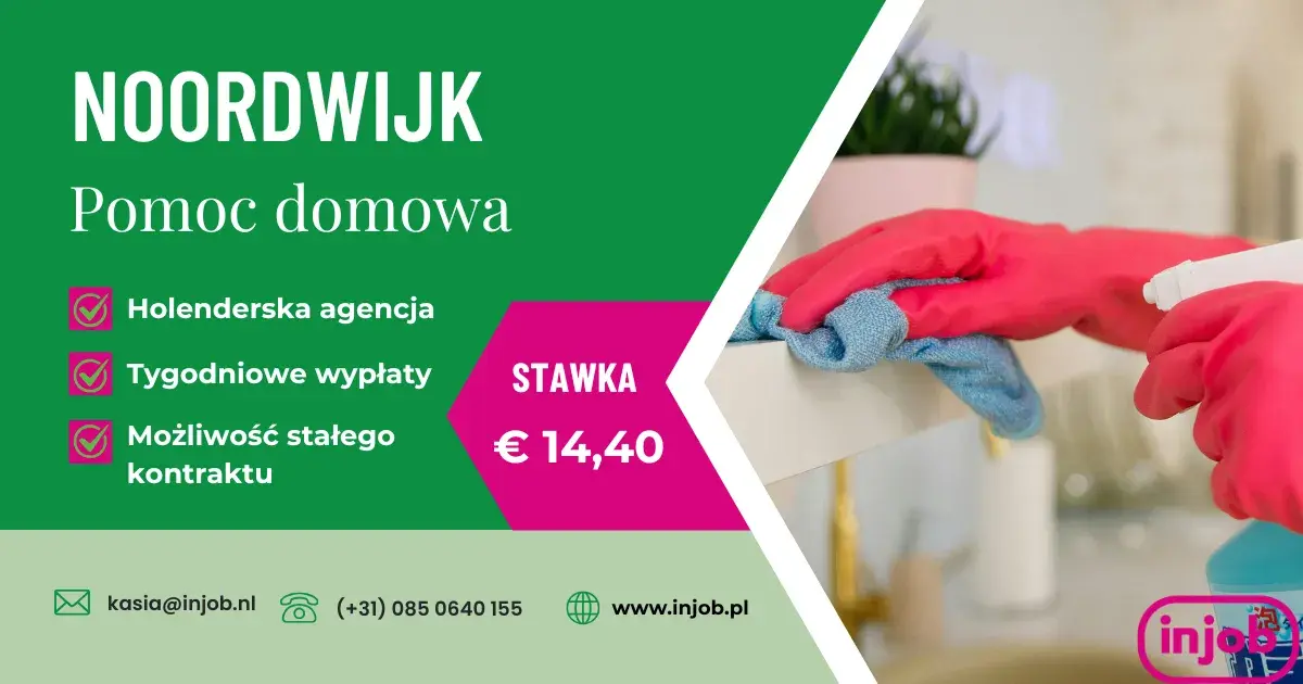 Pomoc domowa/sprzątanie - Noordwijk i okolice