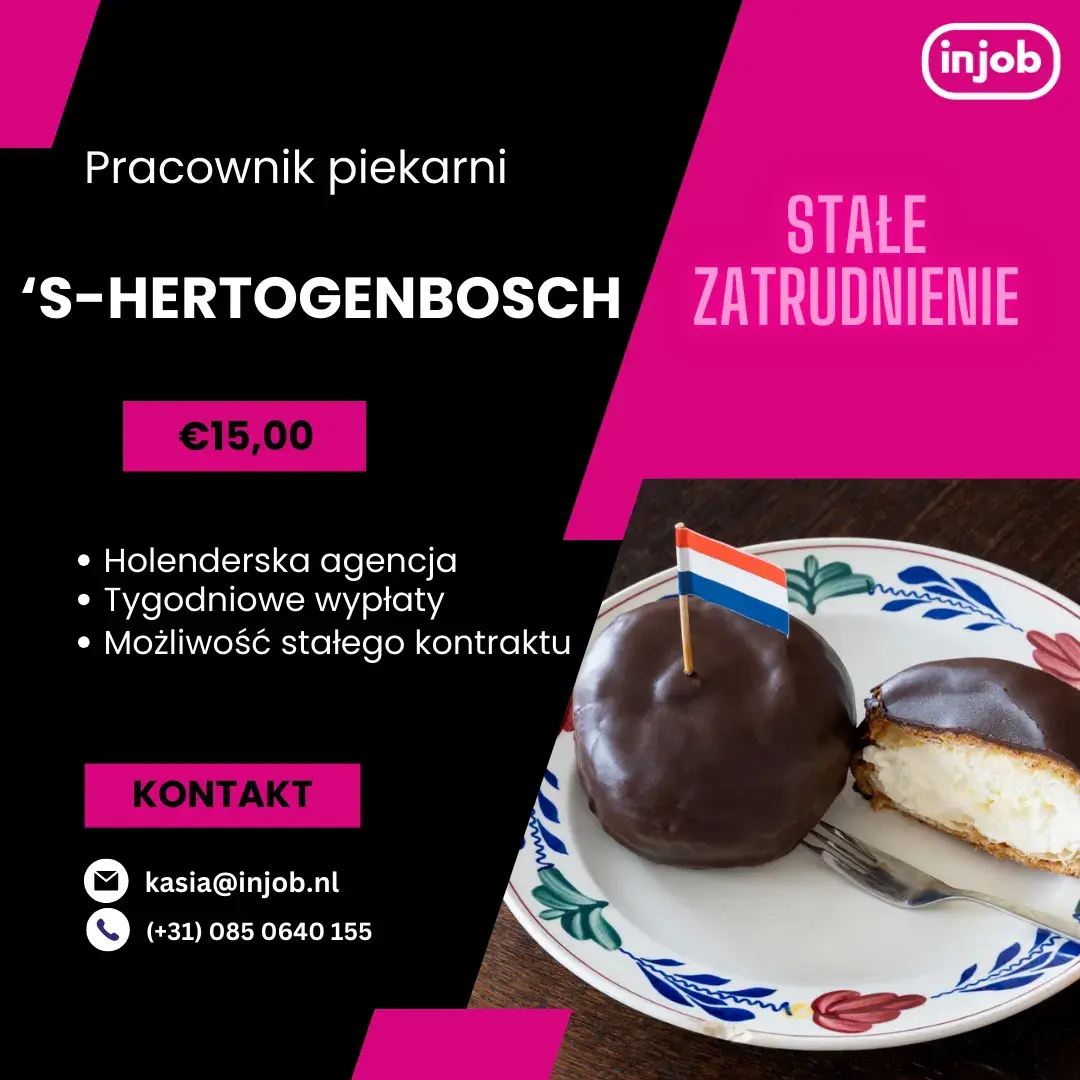 Pracownik piekarni -‘s-Hertogenbosch