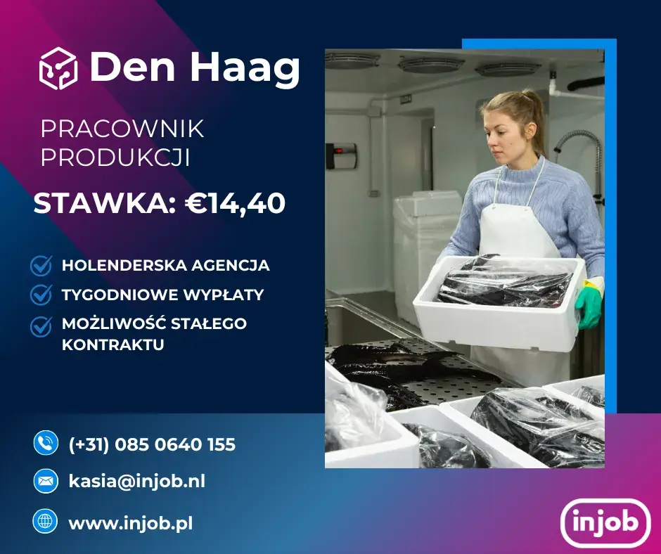 Pracownik produkcji - Den Haag