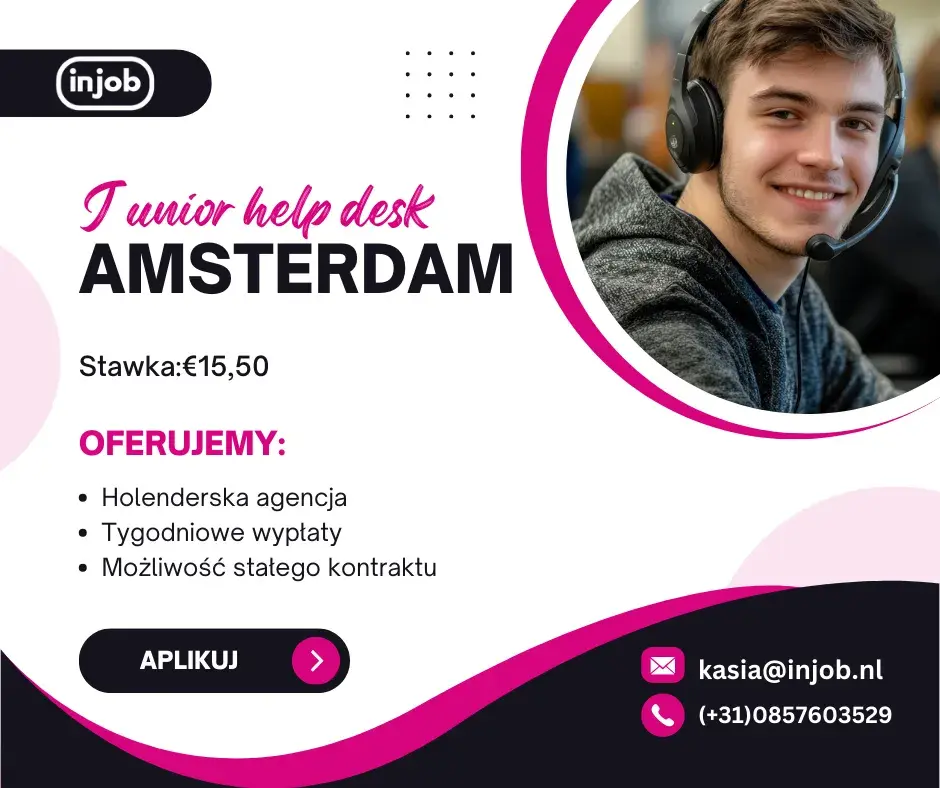 Junior Help Desk Specialist - Amsterdam