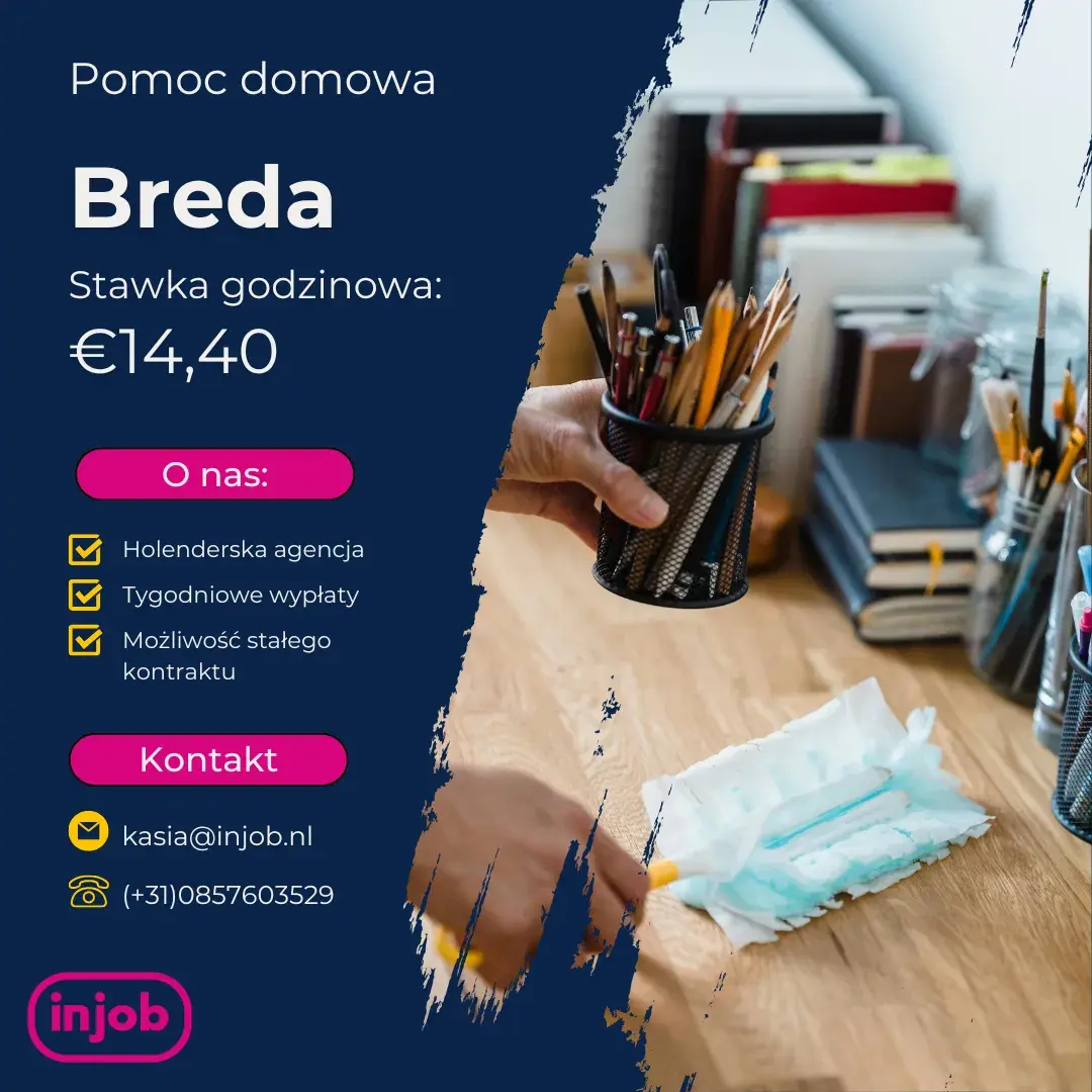 Pomoc domowa/sprzątanie - Breda