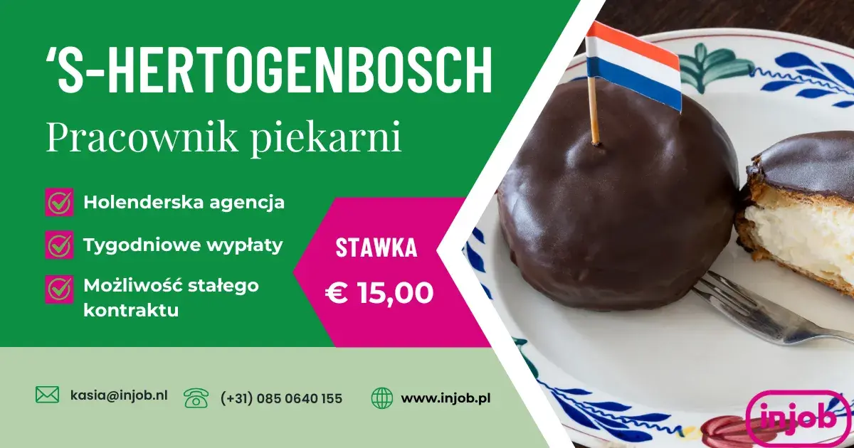 Pracownik piekarni -‘s-Hertogenbosch