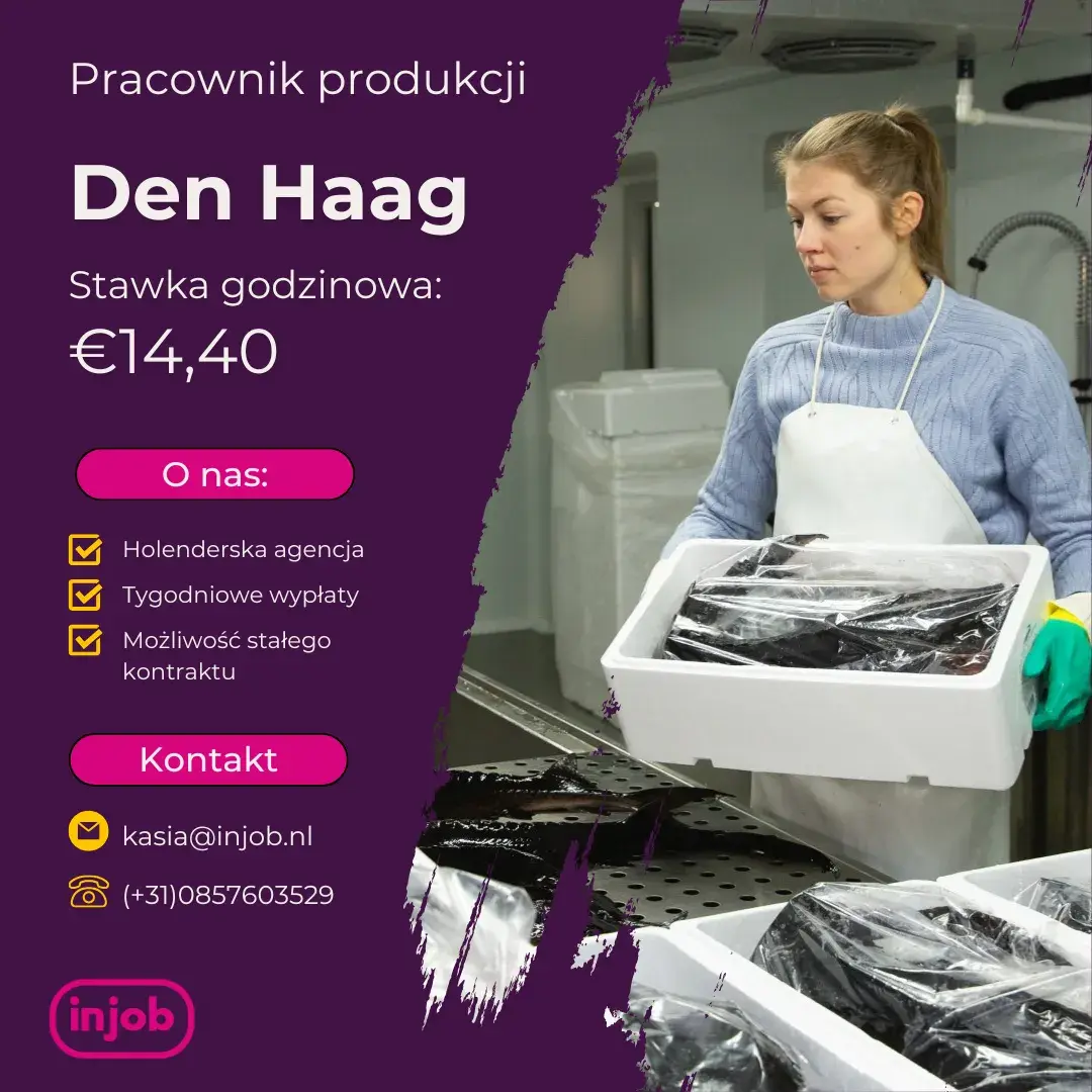 Pracownik produkcji - Den Haag