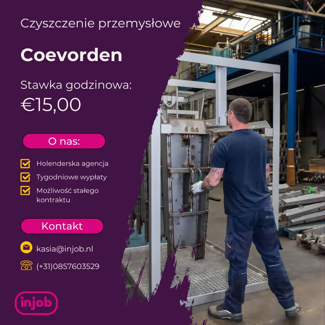 Mycie przemysłowe - Coevorden