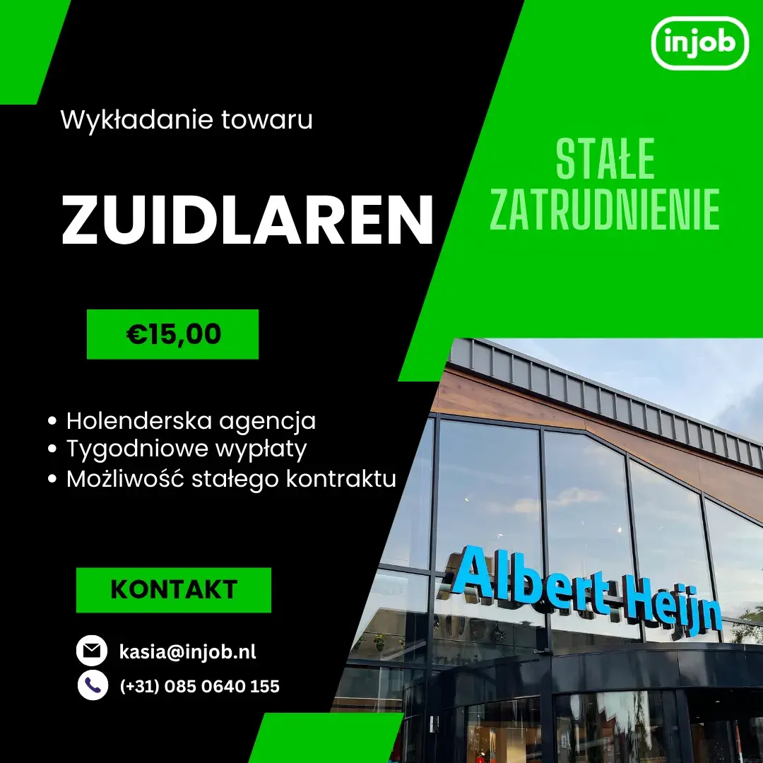 Wykładanie towaru - Zuidlaren