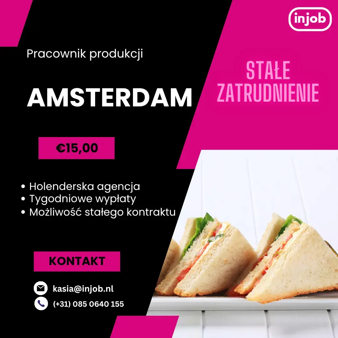 Pracownik produkcji - Amsterdam