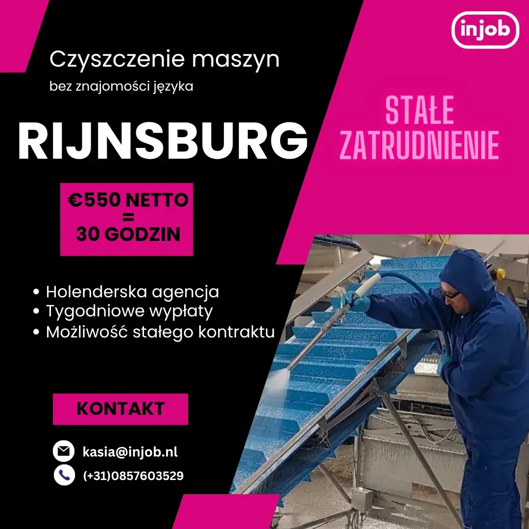 Czyszczenie maszyn – Rijnsburg
