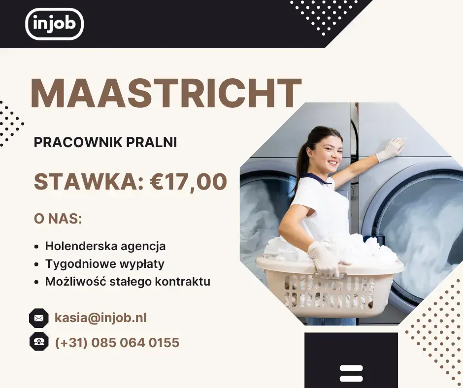 Pracownik pralni - Maastricht