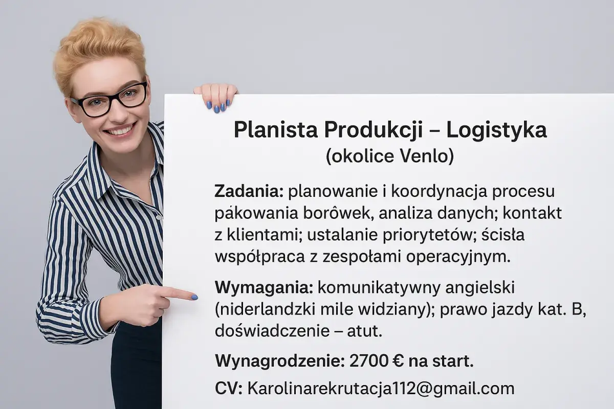 Planista produkcji | Venlo | €2700.00