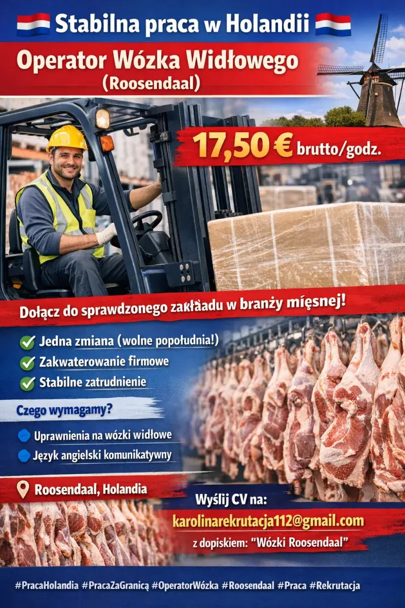 Operator wózka widłowego | Roosendaal | €17.50