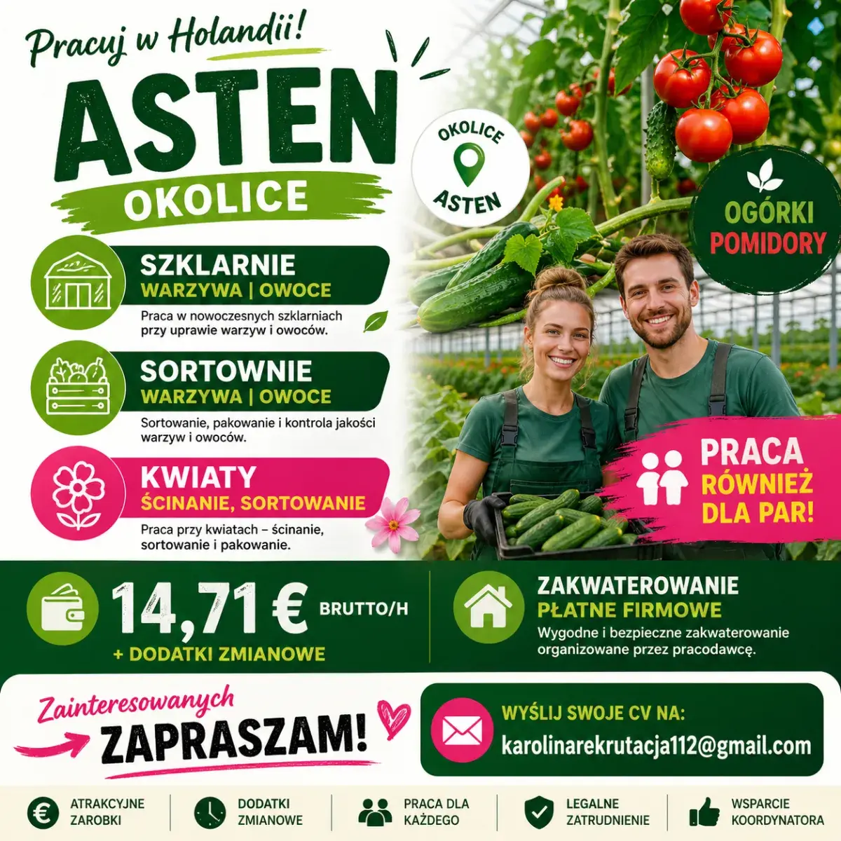 Praca z kwiatami | Asten | €14.71