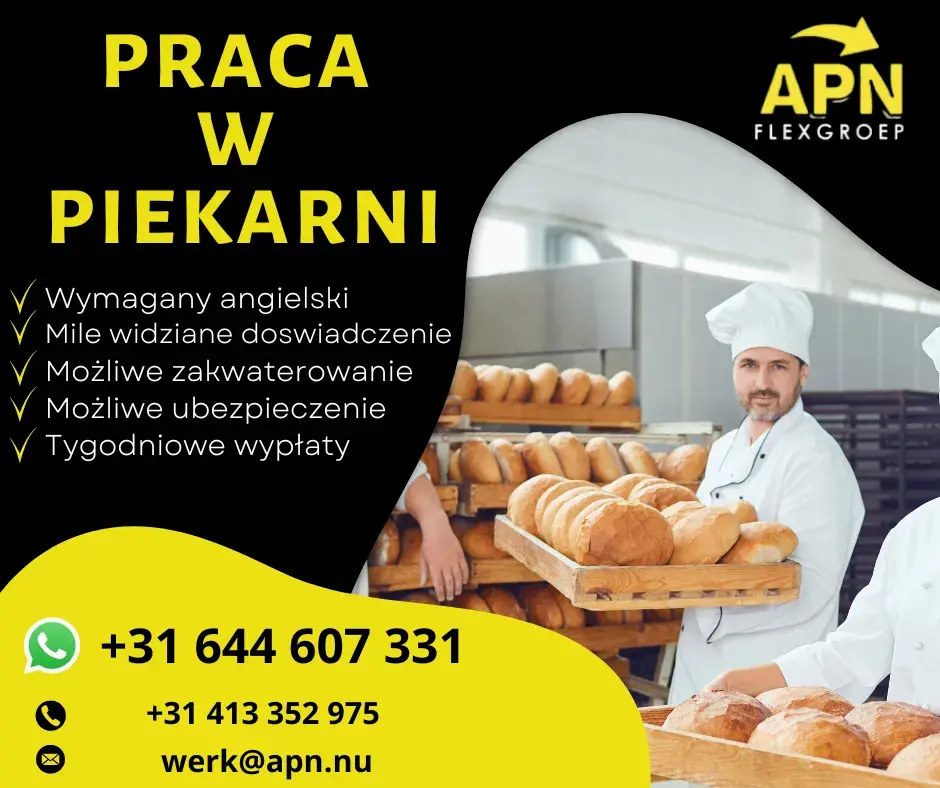 Pracownik piekarni  | Uden
