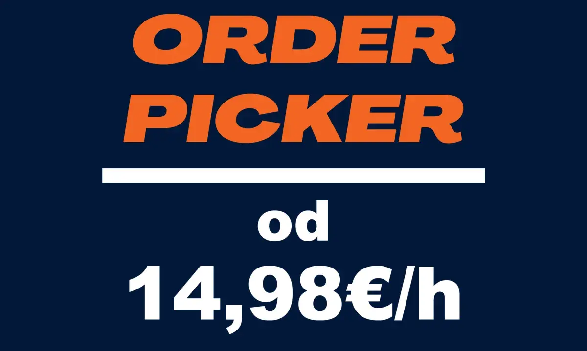 ORDER PICKER - ZNAJOMOŚĆ ANGIELSKIEGO | Różne lokalizacje | €14.98
