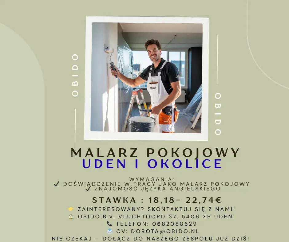 📢Malarz pokojowy UDEN i okolice 🎨 | Uden | €22.74