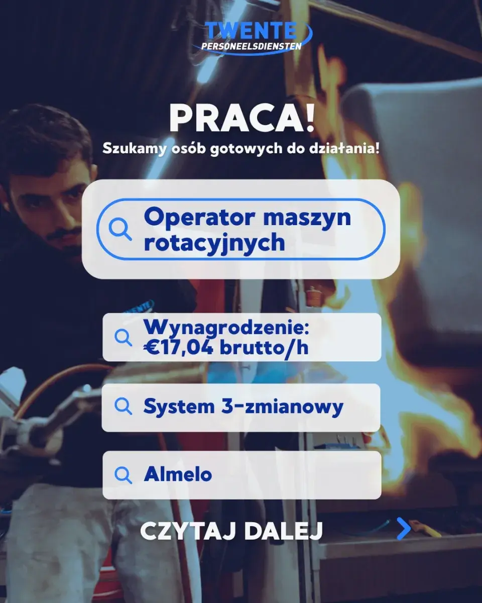 Operator maszyn rotacyjnych - Almelo | Almelo | €17.04