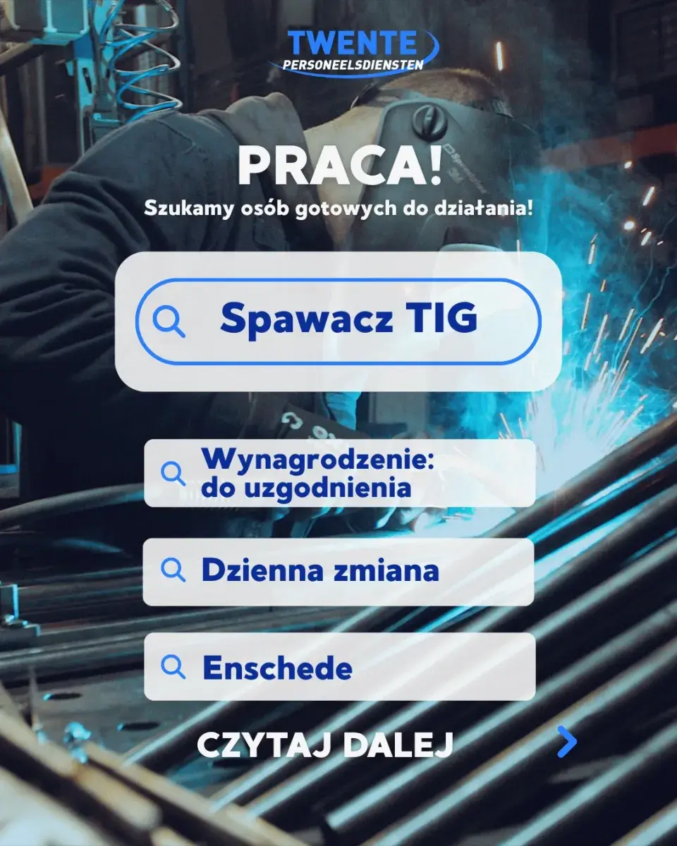  Pracownik Produkcji – TIG Spawacz - Enschede | Enschede | €16.70