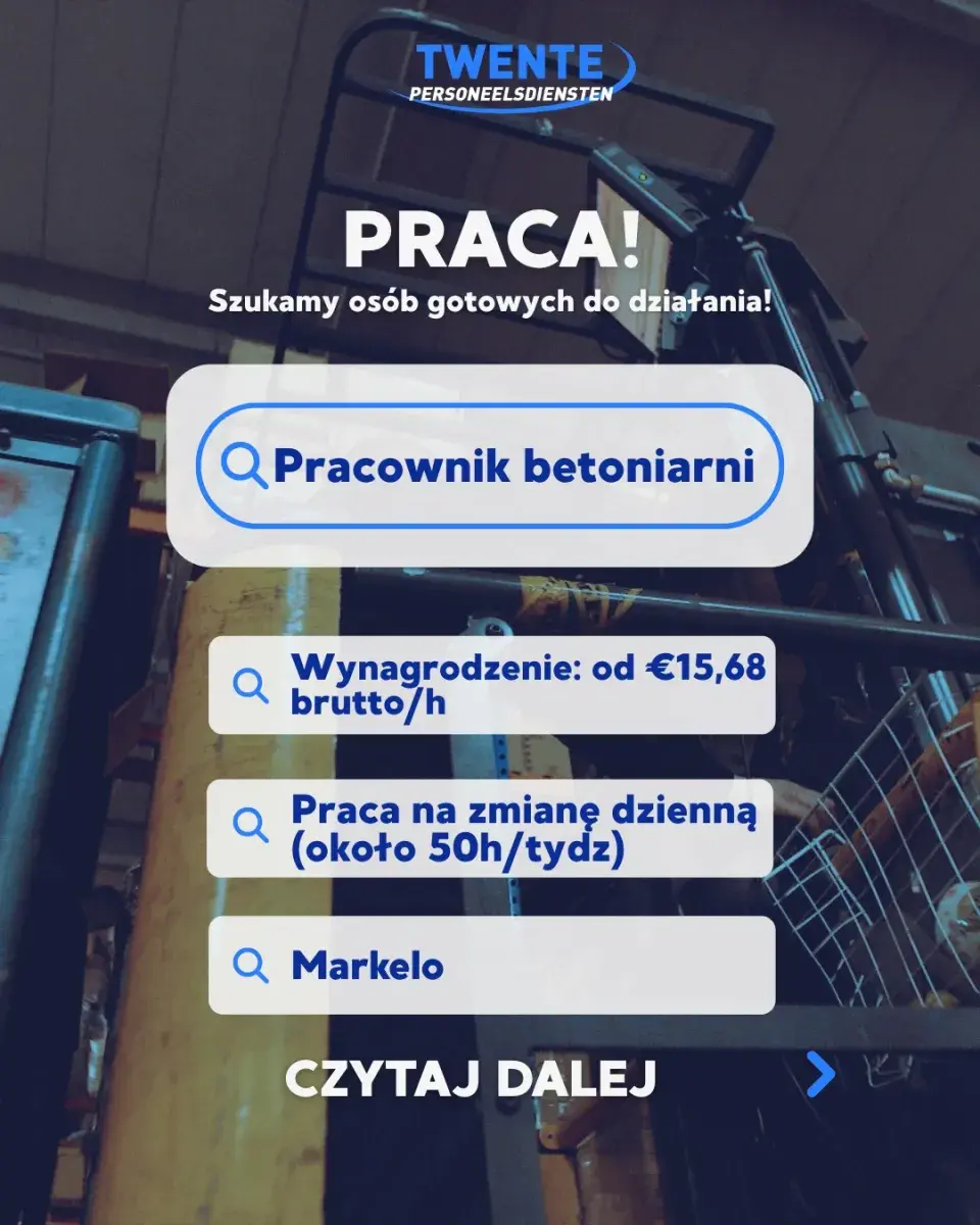 Pracownik produkcji prefabrykatów betonowych – Markelo | Markelo | €15.68