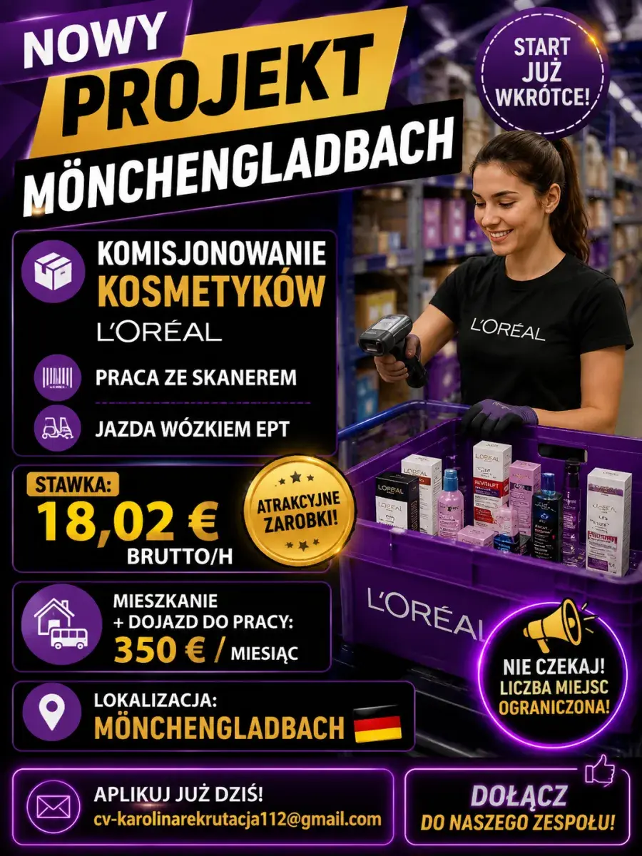 Pracownik magazynu | Mönchengladbach