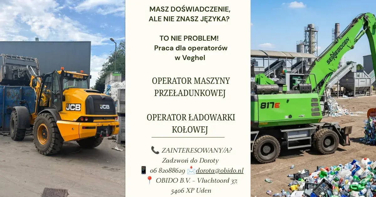 OPERATOR ŁADOWARKI KOŁOWEJ Veghel | Veghel | €18.10